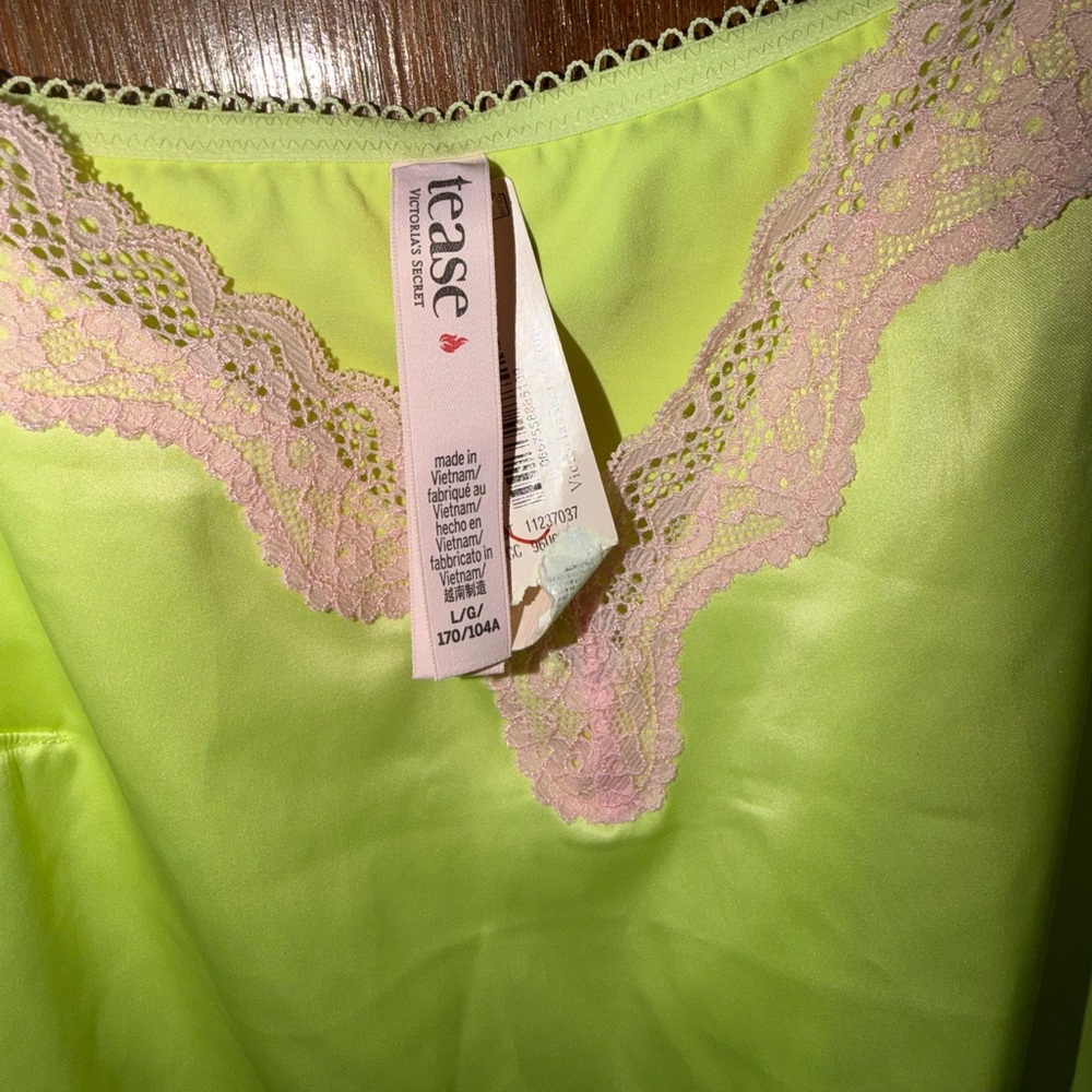 NWT Victorias Secret Tease Citron Glow Slip Dress - Picture 5 of 8